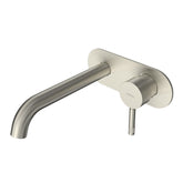 Parisi Tondo II Wall Mixer with 190mm Spout on Elliptical Plate | Brushed Nickle